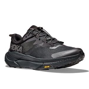 Hoka Black Transport Slip On Vibram Trail Sneakers